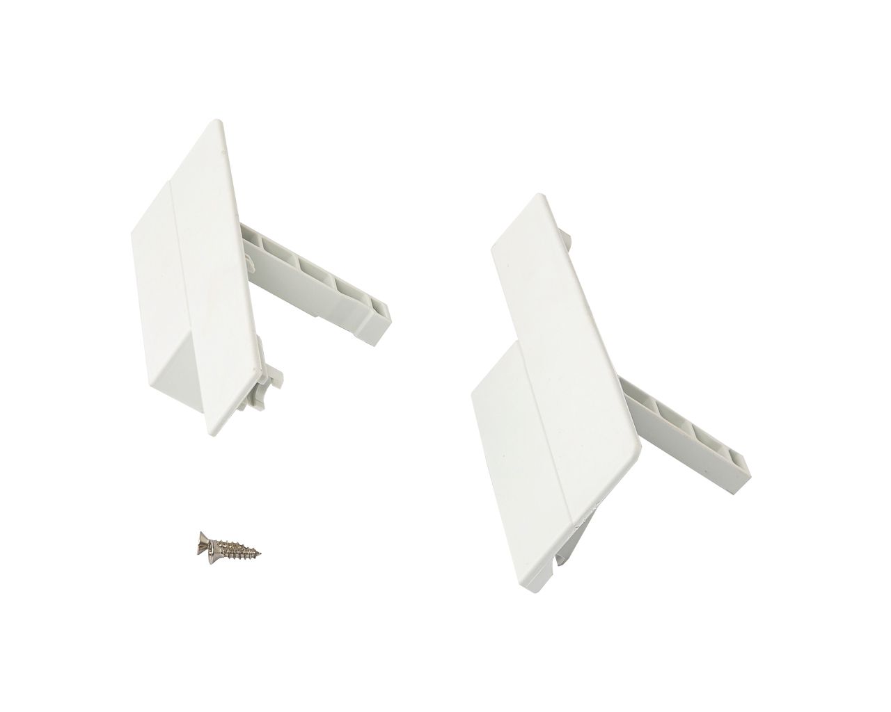 Соединители передней панели для внутреннего ящика Dragon Box под 1 рейлинг. белые. Рис. 2
