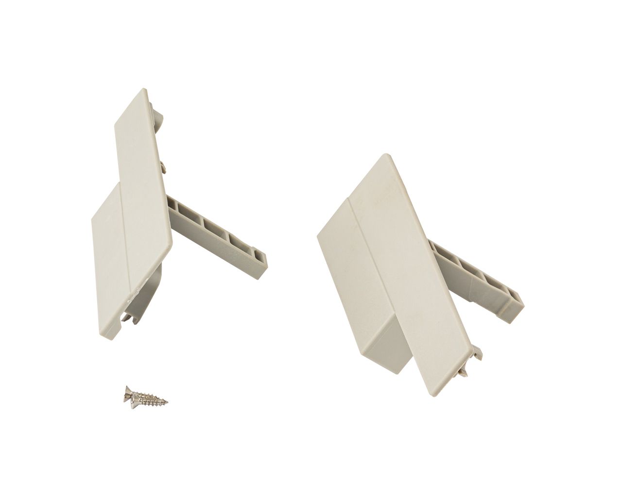 Соединители передней панели для внутреннего ящика Dragon Box под 1 рейлинг. серые. Рис. 2