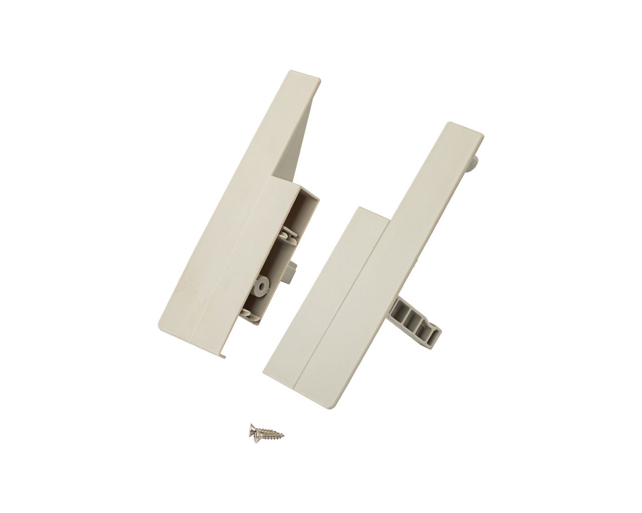 Соединители передней панели для внутреннего ящика Dragon Box под 1 рейлинг. серые. Рис. 1