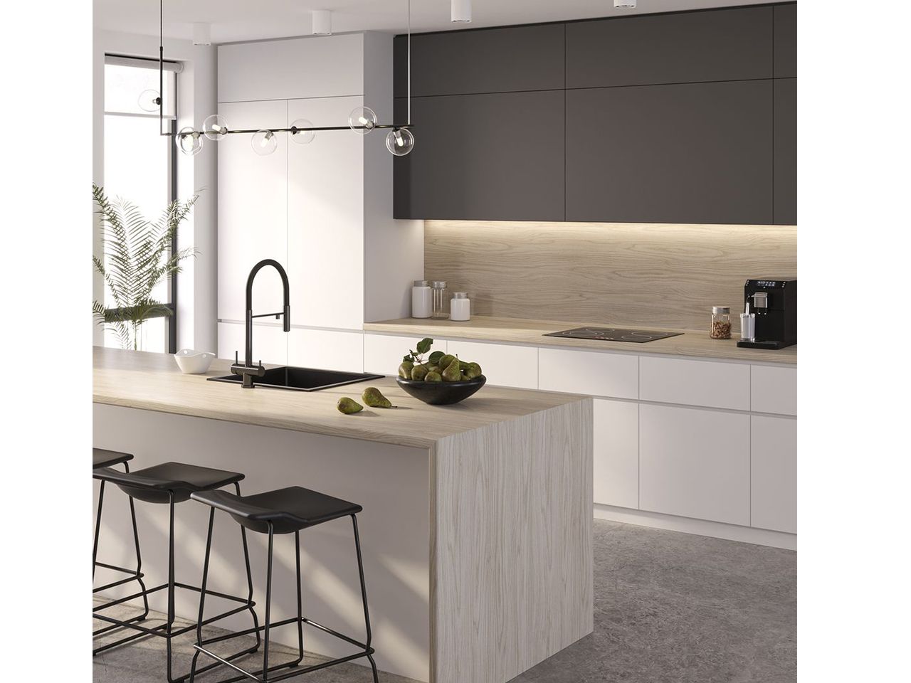 Ст. Панель FS2111 W5 Орешник  3000х655х6 мм. Рис. 3