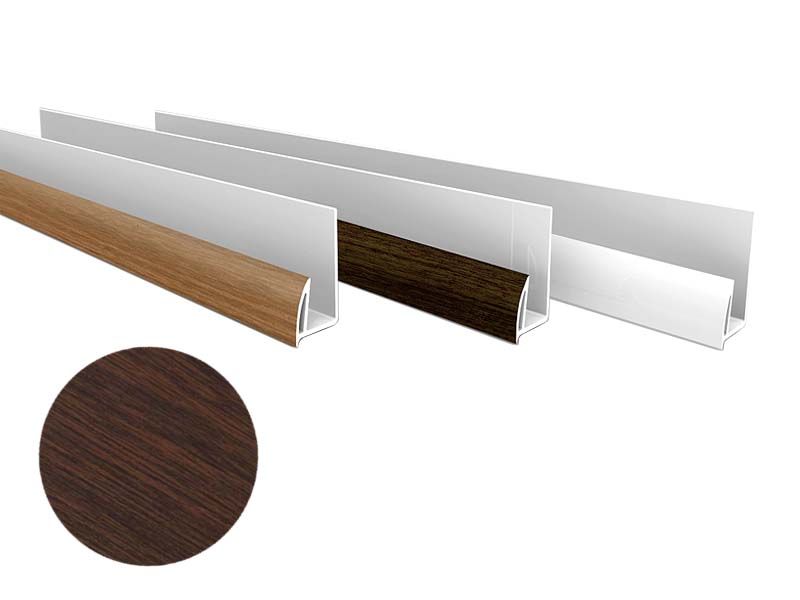 Стартовый профиль Qunell St-25мм ТЕМНЫЙ ДУБ (Renolit 2052-089) 6,0 м. Рис. 2