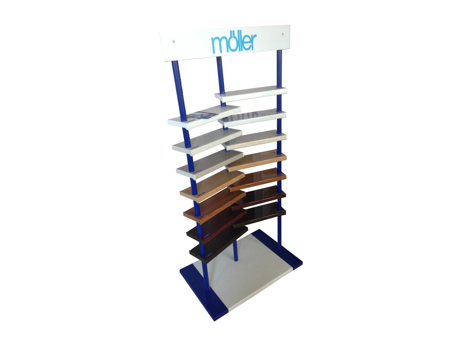 Стенд подоконника Moeller LD S 30 (VIP) 14 цветов 3 части. Рис. 1