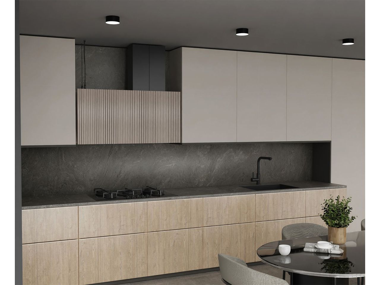 Столешница-постформинг FS095 S3 Таганай R3 3000х600х38 мм. Рис. 3 Столешница-постформинг FS095 S3 Таганай R3 3000х600х38 мм. Рис. 3