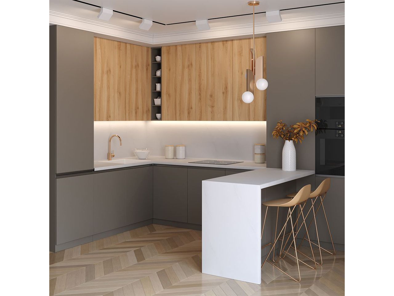 Столешница-постформинг FS127 S1 Эдельвейс R3 3000х1200х38 мм. Рис. 3 Столешница-постформинг FS127 S1 Эдельвейс R3 3000х1200х38 мм. Рис. 3