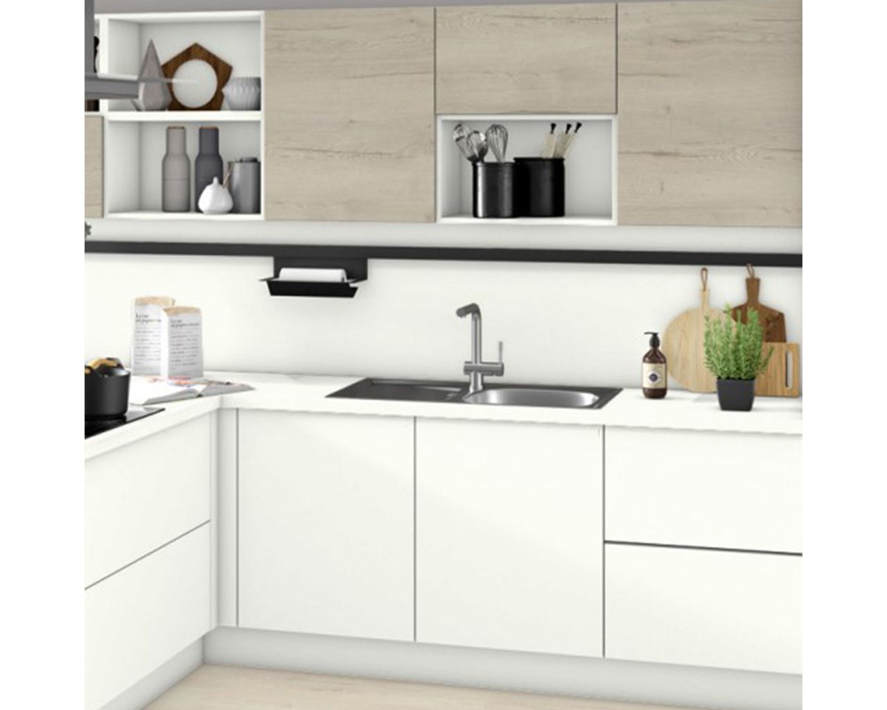 Столешница-постформинг R3 FS001 S6 Молочный белый, 3500х1200х38 мм. Рис. 2