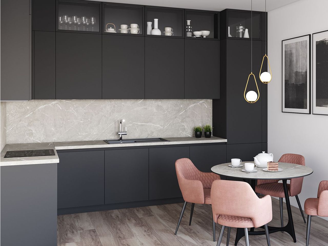 Столешница-постформинг R3 FS077 B3 Кунашир SUPERIOR 4200х600х38 мм. Рис. 3