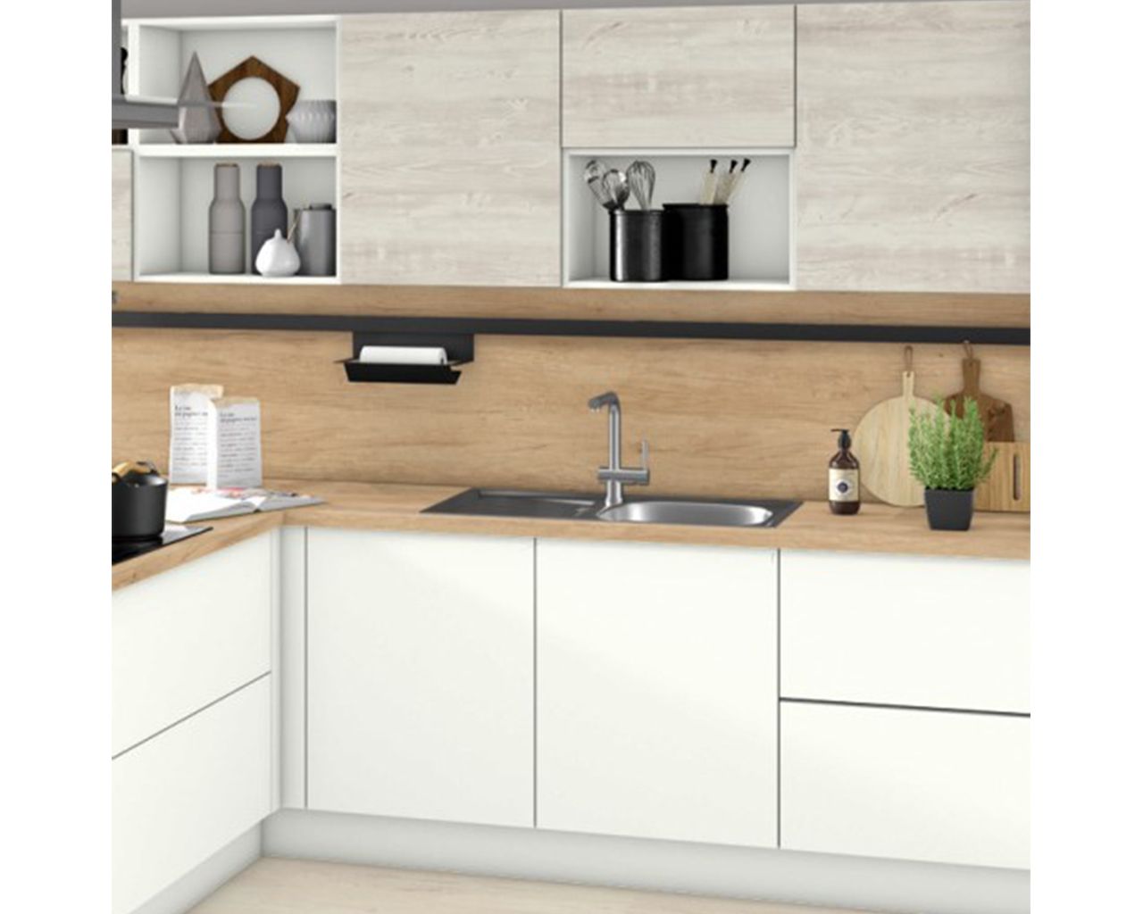 Столешница-постформинг R3 FS1333 W2 Дуб Ирландский натуральный, 3050х600х38 мм, ELEGANCE. Рис. 3 Столешница-постформинг R3 FS1333 W2 Дуб Ирландский натуральный, 3050х600х38 мм, ELEGANCE. Рис. 3