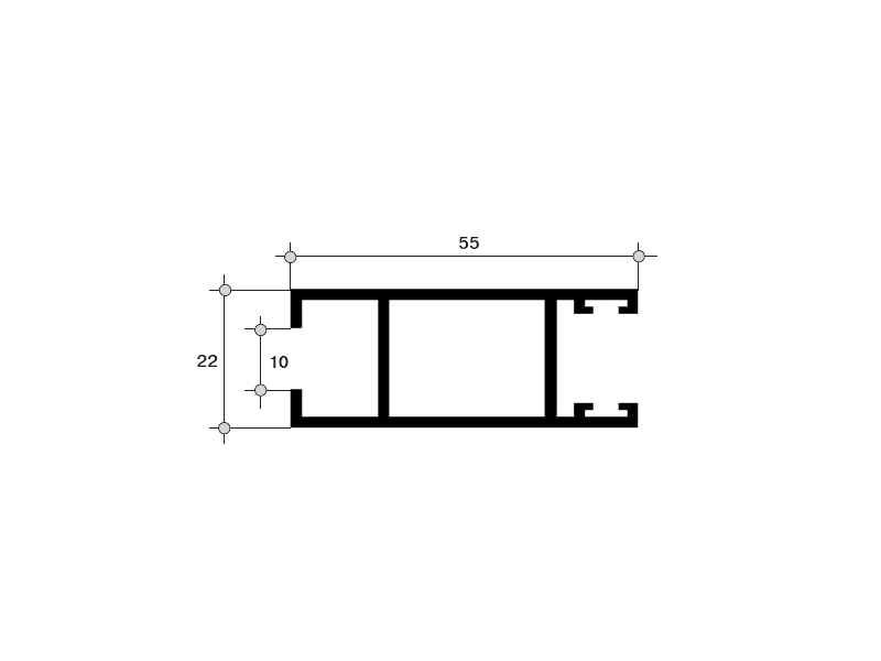 Створка боковая (1), 640-10 (166) 6м Белый. Рис. 1 Створка боковая (1), 640-10 (166) 6м Белый. Рис. 1