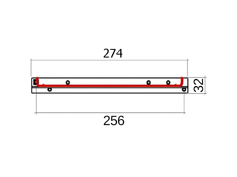 Сушка для чашек Variant с рамкой в базу 800мм (ЛДСП 18мм), держатель задней стенки+регулировка по глубине, хром. Рис. 3