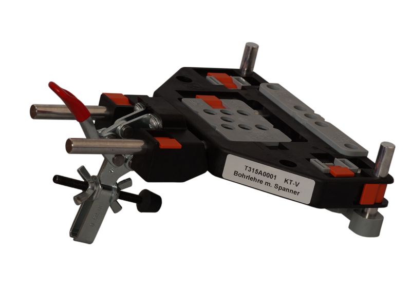 Шаблон KT-V, KT-EV, KT-EN, KT-SV, KT-SN со струбциной. Рис. 1 Шаблон KT-V, KT-EV, KT-EN, KT-SV, KT-SN со струбциной. Рис. 1