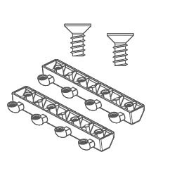 TOP STAY SF крепление для фасада из узкой алюминиевой рамки. Рис. 2