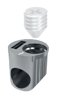 TRIO Стяжка коническая для плит 16 мм, D=15мм, с винтом. Рис. 1 TRIO Стяжка коническая для плит 16 мм, D=15мм, с винтом. Рис. 1