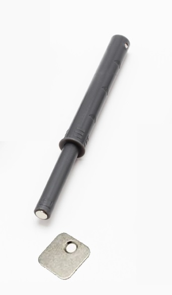 Толкатель Push-Open для петель Firmax Smartline с магнитным держателем, плечо 38мм, скрытое крепление, темно-серый. Рис. 2 Толкатель Push-Open для петель Firmax Smartline с магнитным держателем, плечо 38мм, скрытое крепление, темно-серый. Рис. 2