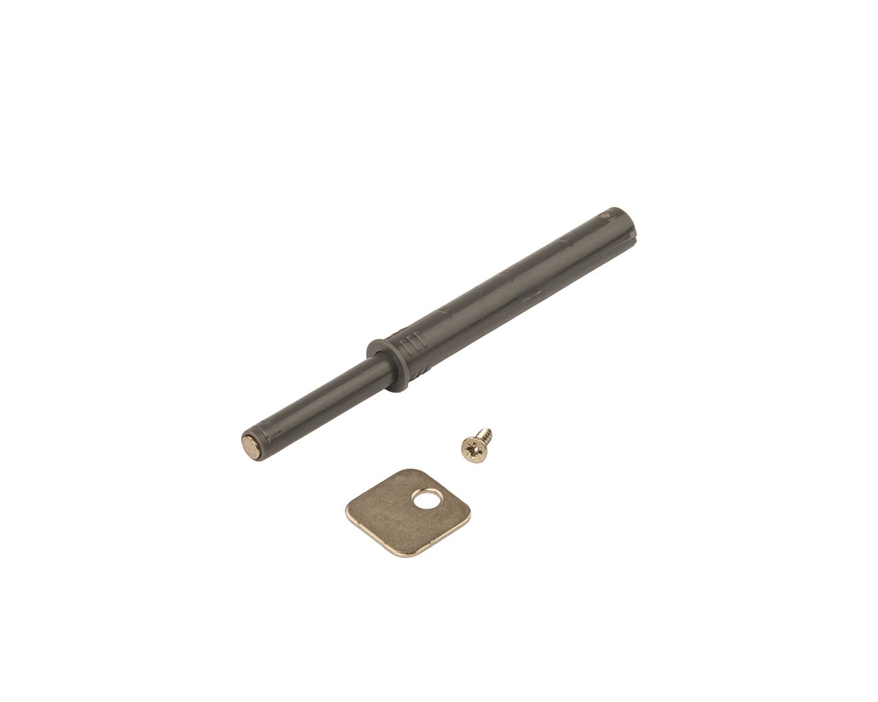 Толкатель Push-Open для петель Firmax Smartline с магнитным держателем, плечо 38мм, скрытое крепление, темно-серый. Рис. 1 Толкатель Push-Open для петель Firmax Smartline с магнитным держателем, плечо 38мм, скрытое крепление, темно-серый. Рис. 1