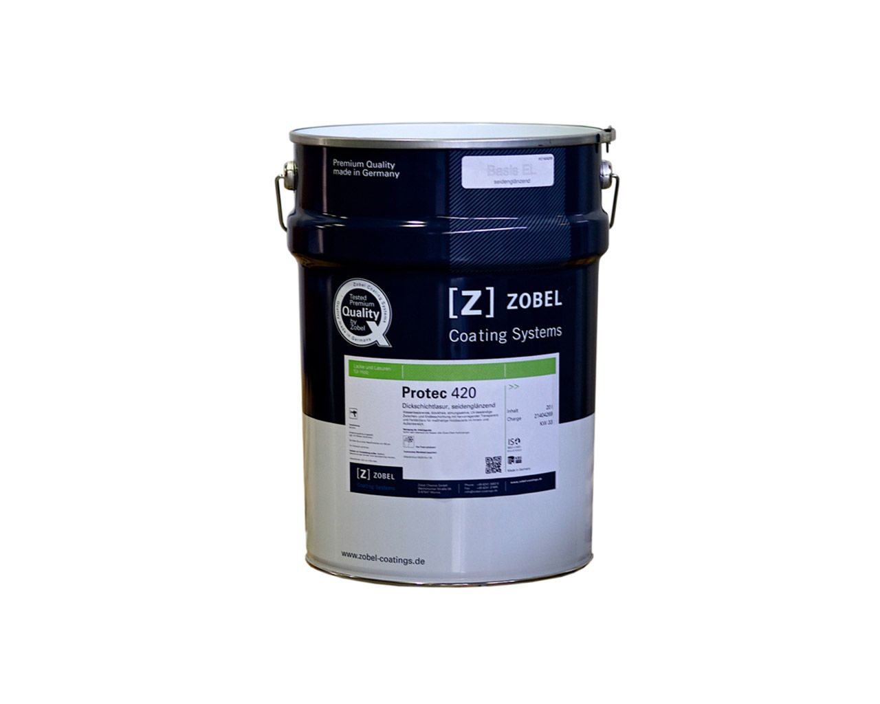Толстослойная лазурь Zowo-tec 420 матовый антиблокировочный 20л. Рис. 1