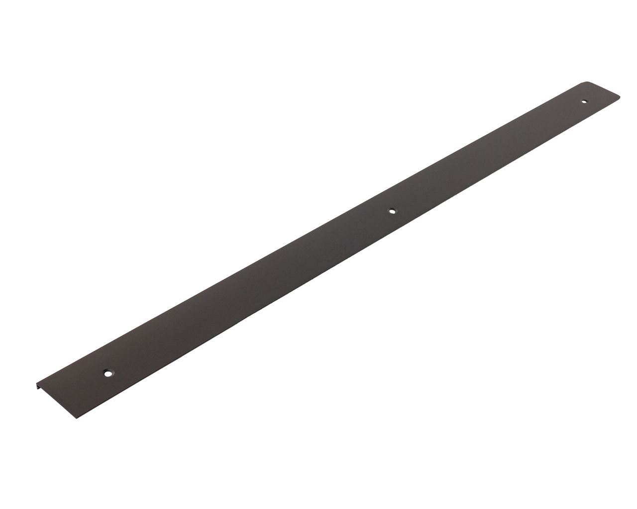 Торцевая планка для столешниц R3 600x38 мм, левая, алюминий черный