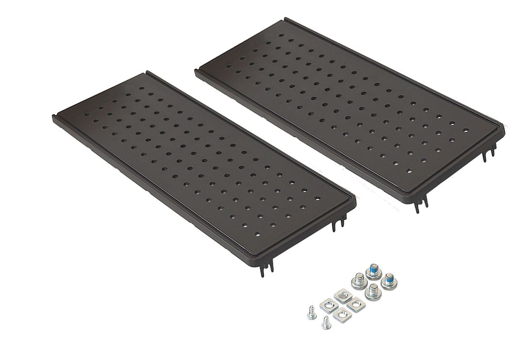 Крышки привода торцевые, 2 шт, 100 мм пластиковые черные, 4000034. Рис. 1