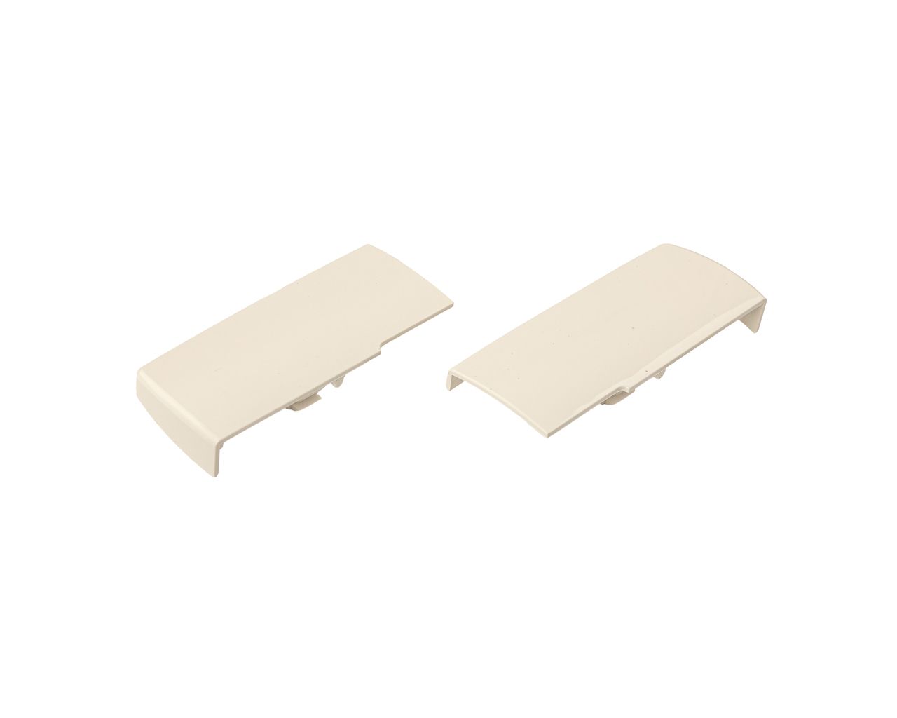 Торцевые накладки Alu-HKS 200 до 100 кг, цв. белый. Рис. 1