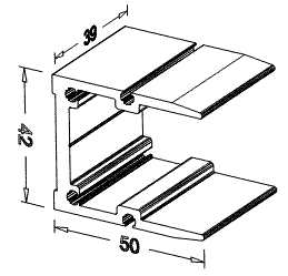 Т-соединитель для 150055 ALUMARK 39мм. Рис. 2 Т-соединитель для 150055 ALUMARK 39мм. Рис. 2