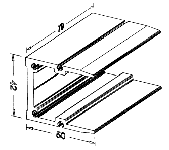Т-соединитель для 150095 ALUMARK 79мм. Рис. 2