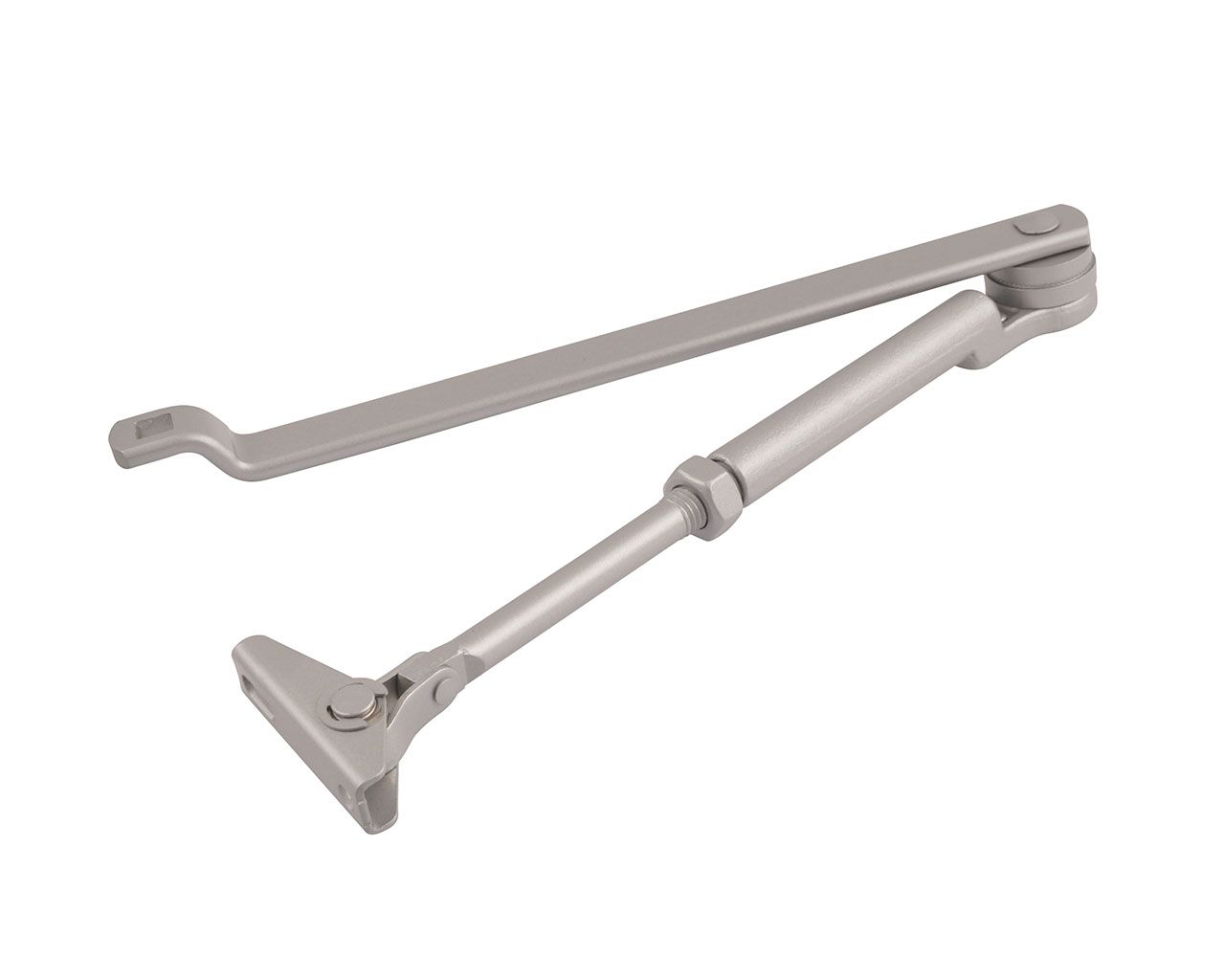 Тяга рычаг с фиксацией к TS 10, TS 11 Серебро RAL9006. Рис. 1