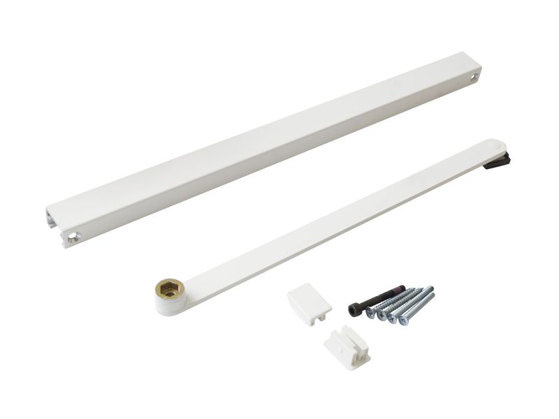 015695 Тяга скользящая к доводчику TS 3000/5000 Белый RAL9016. Рис. 1