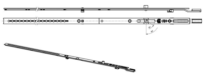 Удлинитель ECO 600 мм, 1 VZ. Рис. 1