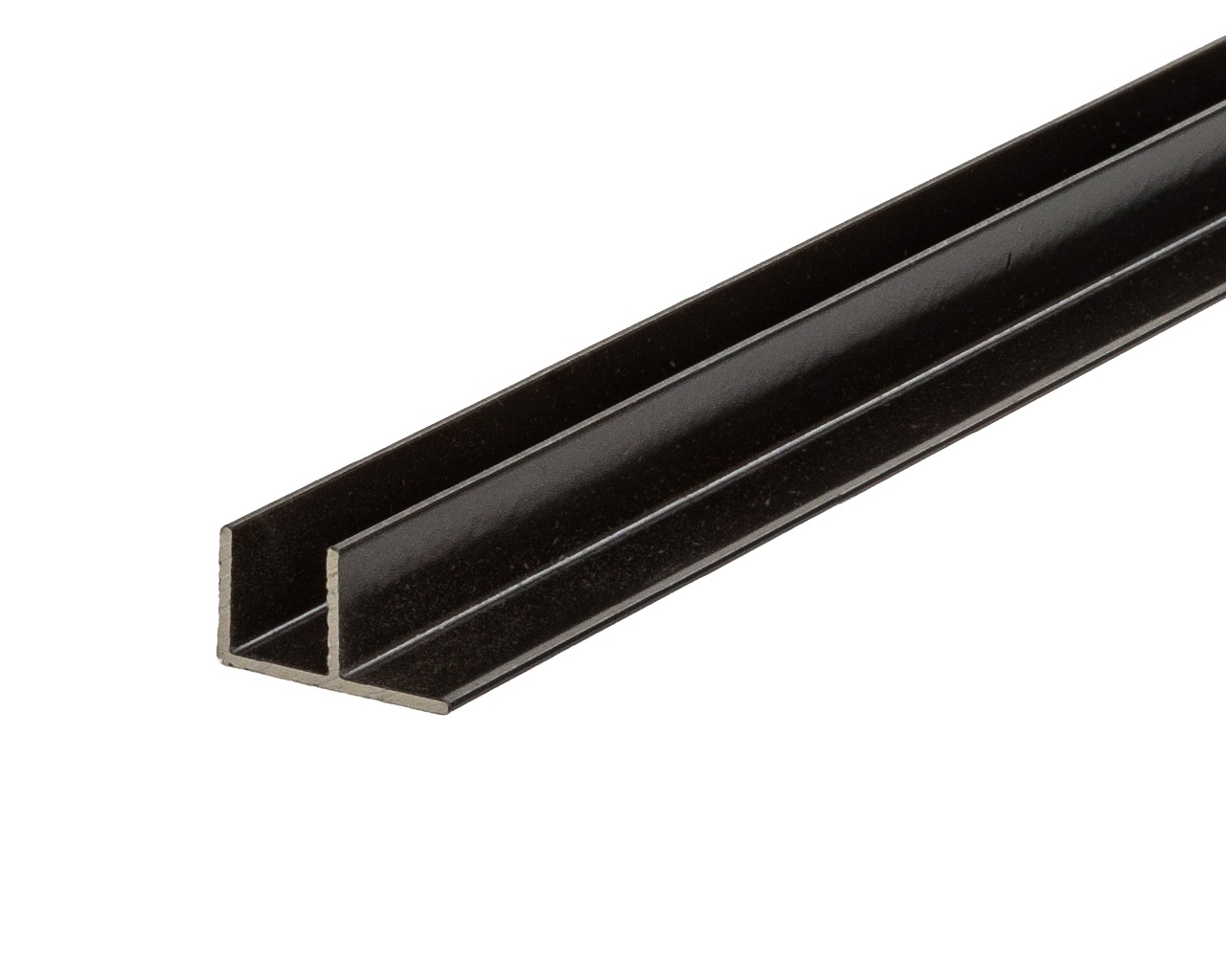 Угловая планка F-обр. для стеновых панелей, черный