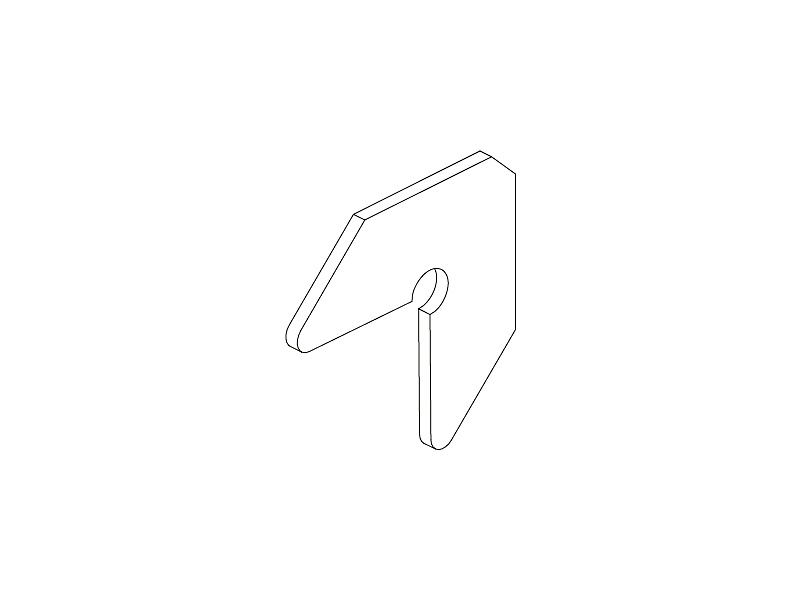 Угловая закладная. Рис. 1