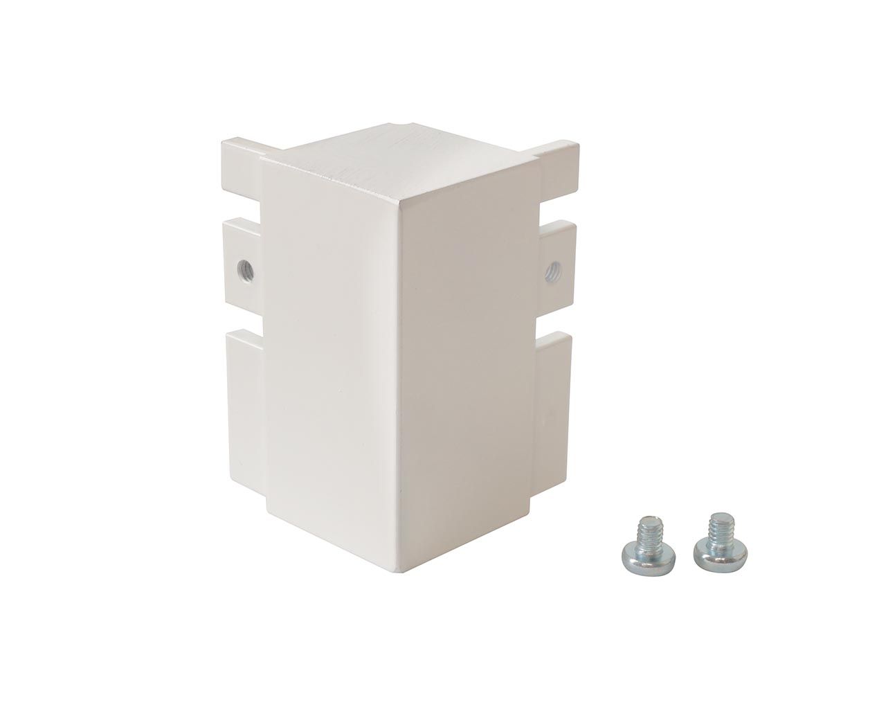 Угол 90° внутренний верхнего профиля GOLA Alphalux, алюминий белый. Рис. 1 Угол 90° внутренний верхнего профиля GOLA Alphalux, алюминий белый. Рис. 1