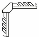 Уголок Bistrong для газонаполнения без отверстия 16мм. Рис. 1