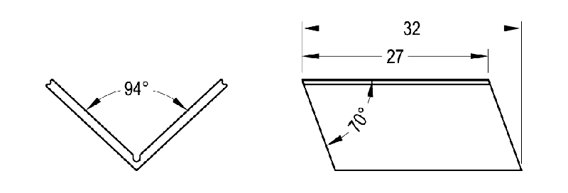 Уголок дополнительный АЛЮСТАРТ, алюминий, неокрашенный. Рис. 2 Уголок дополнительный АЛЮСТАРТ, алюминий, неокрашенный. Рис. 2