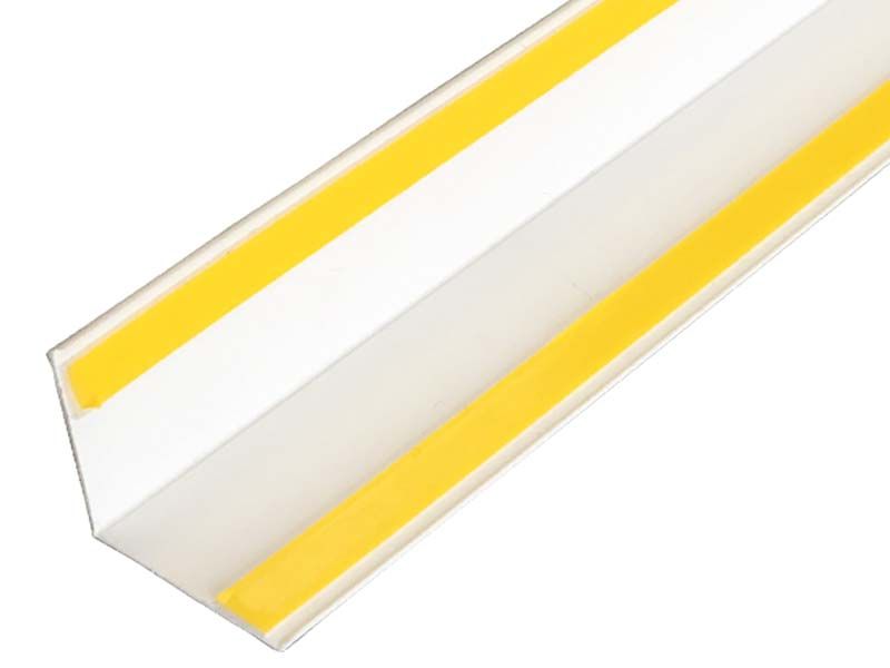 Уголок гибкий самоклеящийся Bauset RNG 40х40мм белый рулон 50,0 м. Рис. 1