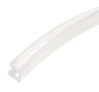 FIRMAX Уплотнитель ПВХ под вставку 4мм, бесцветный, П-образный. Рис. 3