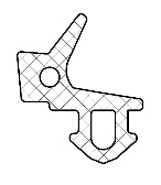 Уплотнитель SUPER ELASTIC совместим с профилем KBE 255, стеклопакет, черный RAL9011. Рис. 1 Уплотнитель SUPER ELASTIC совместим с профилем KBE 255, стеклопакет, черный RAL9011. Рис. 1