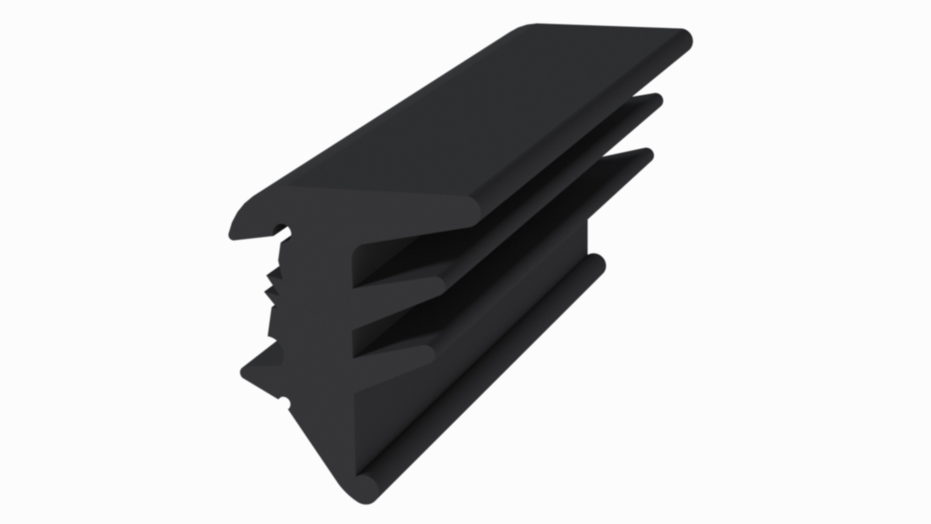 Уплотнитель для деревянных евроокон DEVENTER для сухого остекления, ТЭП, черный. Рис. 1 Уплотнитель для деревянных евроокон DEVENTER для сухого остекления, ТЭП, черный. Рис. 1