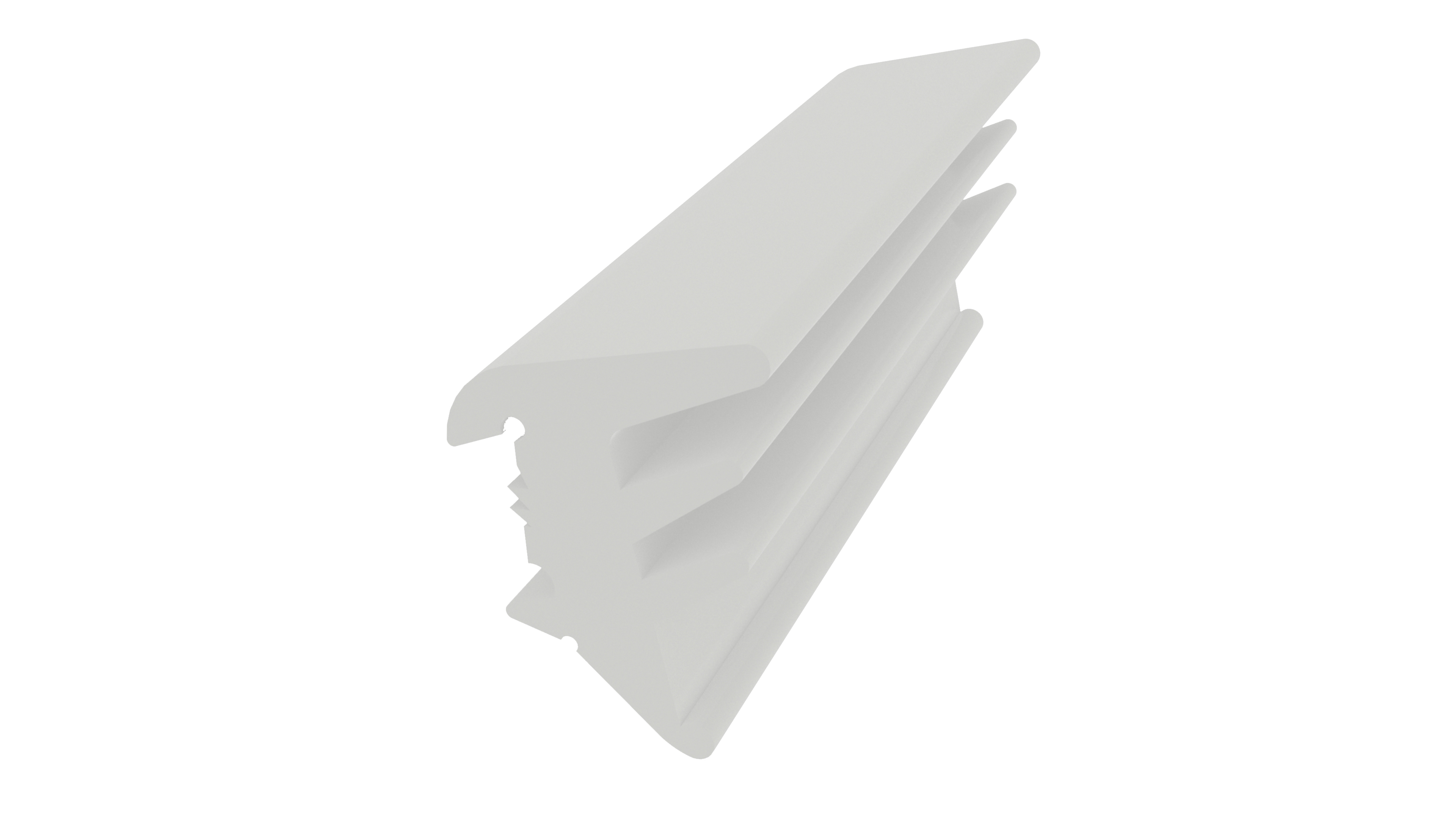 Уплотнитель для деревянных евроокон DEVENTER для сухого остекления, ТЭП, натуральный. Рис. 1