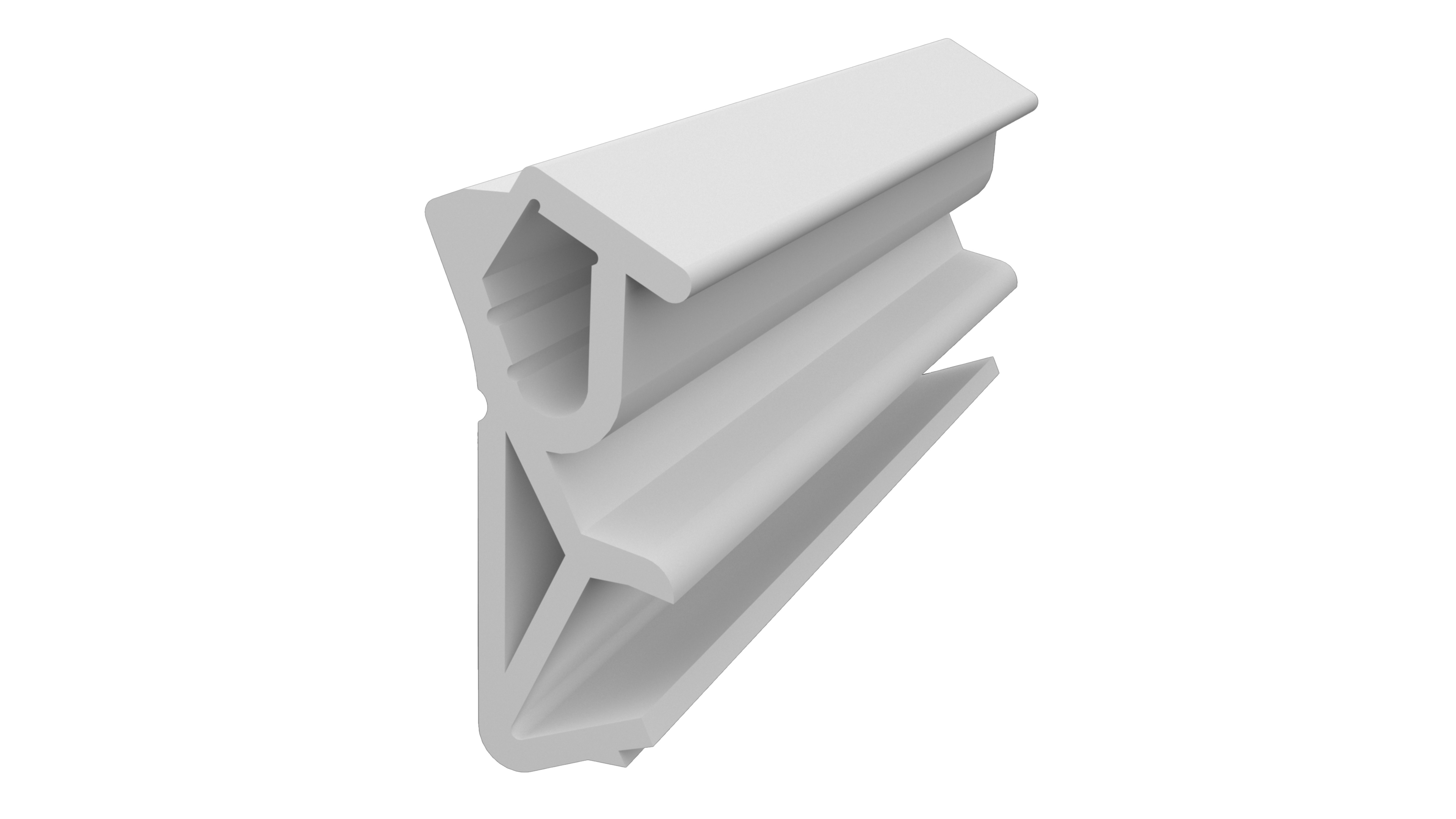 Уплотнитель для деревянных евроокон DEVENTER на фальц створки, ширина паза 4-5 мм, ТЭП, белый RAL 9016. Рис. 1 Уплотнитель для деревянных евроокон DEVENTER на фальц створки, ширина паза 4-5 мм, ТЭП, белый RAL 9016. Рис. 1