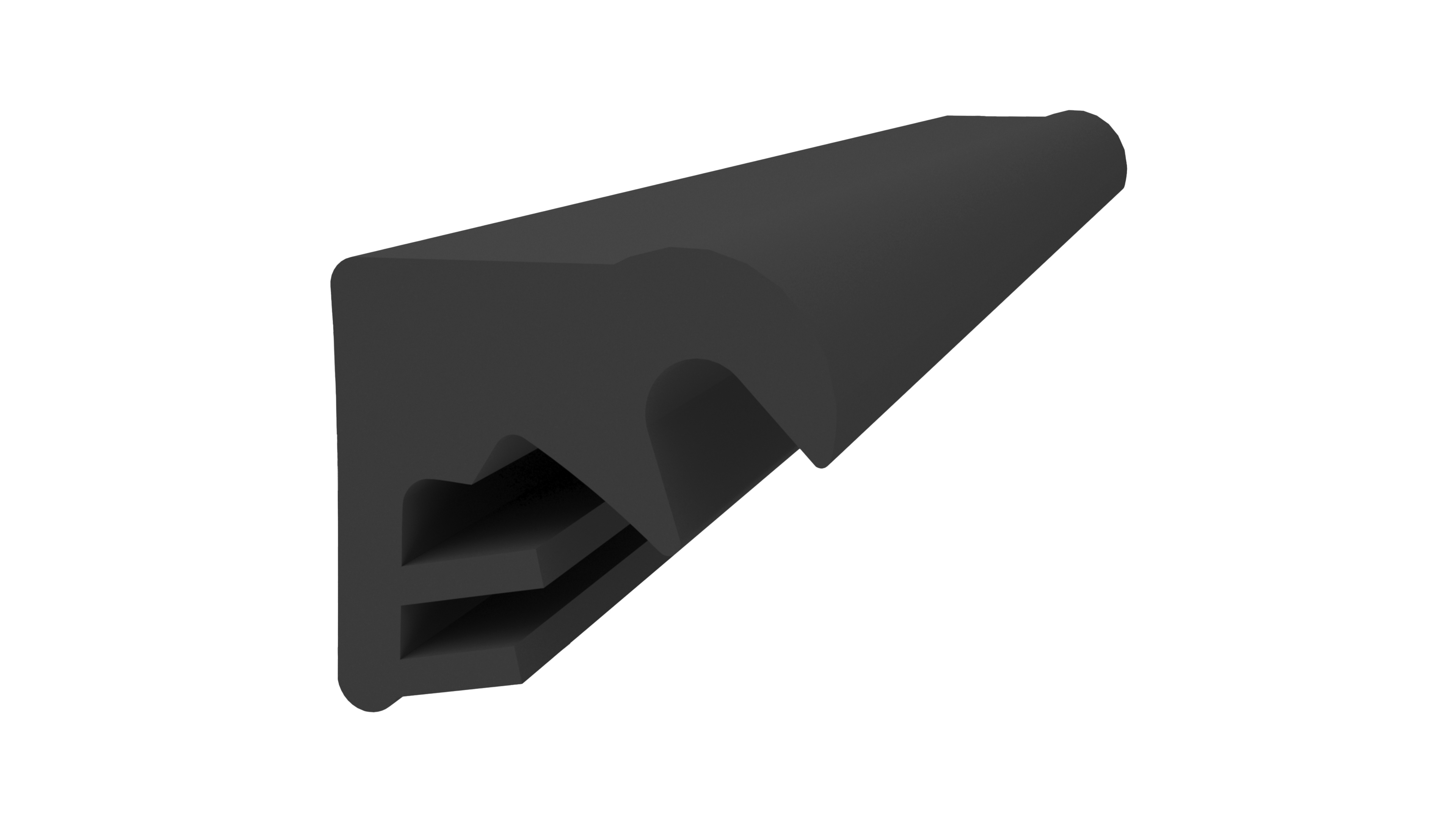 Уплотнитель для деревянных евроокон DEVENTER на наплав створки, ширина паза 3 мм, ТЭП, черный RAL 9004. Рис. 1 Уплотнитель для деревянных евроокон DEVENTER на наплав створки, ширина паза 3 мм, ТЭП, черный RAL 9004. Рис. 1