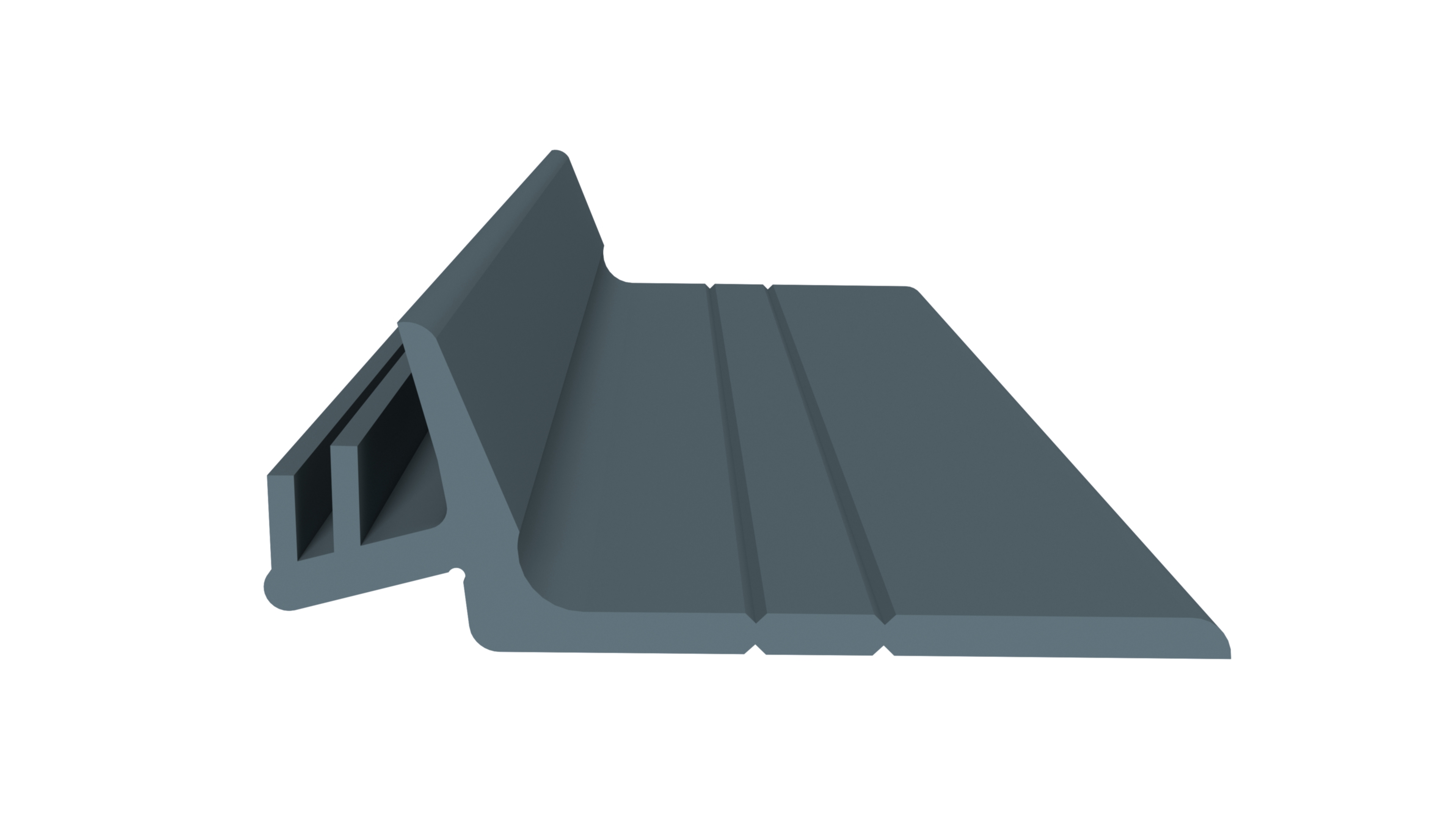 Уплотнитель для деревянных евроокон DEVENTER на штульповую створку, ширина паза 3 мм, ТЭП, графитовый серый RAL 7024. Рис. 1