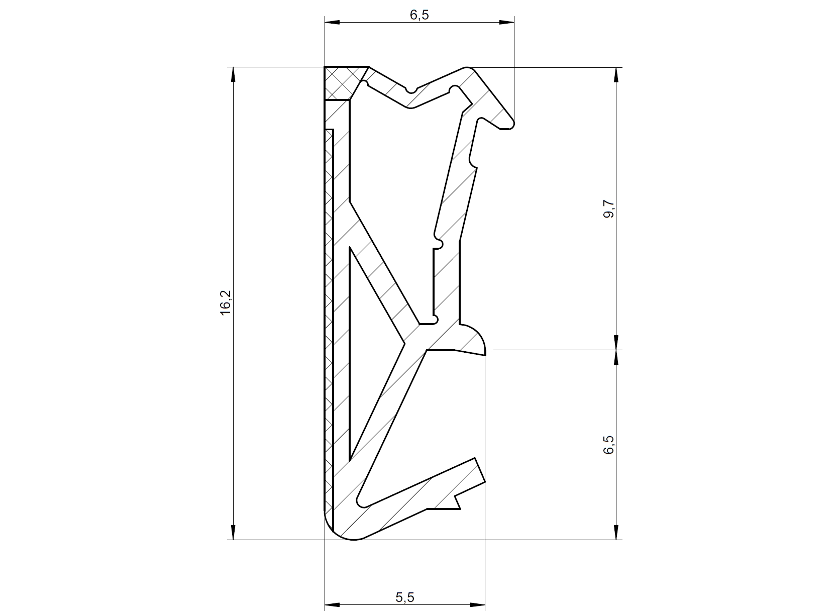 Уплотнитель для модернизации окон DEVENTER, ширина паза 4-5 мм, ТЭП, бежевый RAL 1001. Рис. 3 Уплотнитель для модернизации окон DEVENTER, ширина паза 4-5 мм, ТЭП, бежевый RAL 1001. Рис. 3