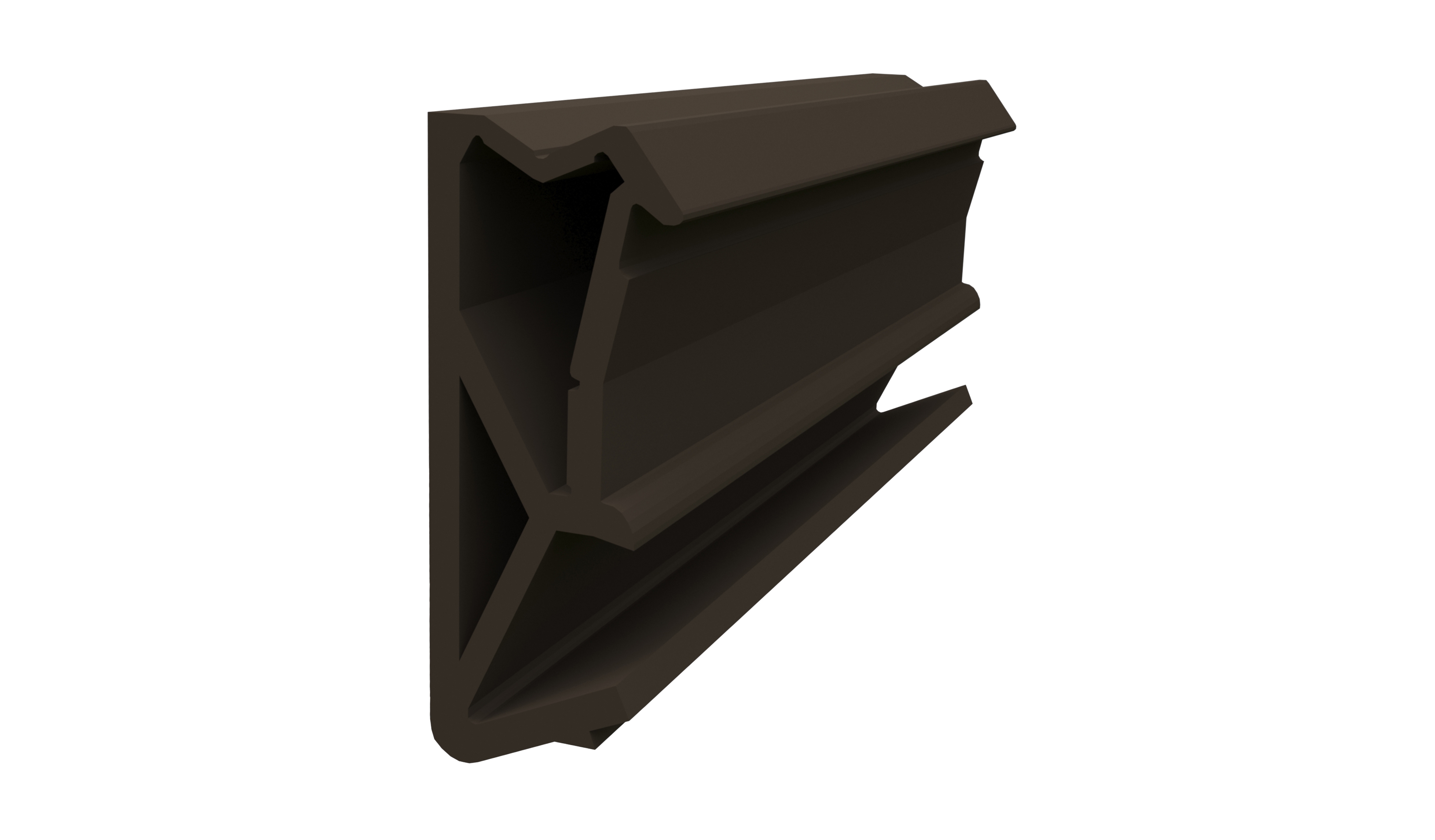 Уплотнитель для модернизации окон DEVENTER, ширина паза 4-5 мм, ТЭП, темно-коричневый RAL 8014