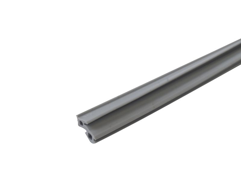 Уплотнитель совместим с профилем VEKA, (рама, стеклопакет), серый. Рис. 1