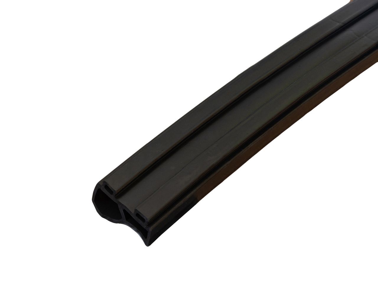 Уплотнитель для раздвижных дверей, ТЭП (40 м), черный. Рис. 1