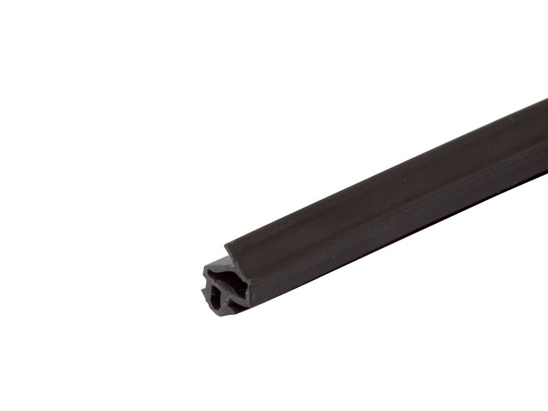 Уплотнитель совместим с профилем VEKA, намотка 20м., черный. Рис. 1