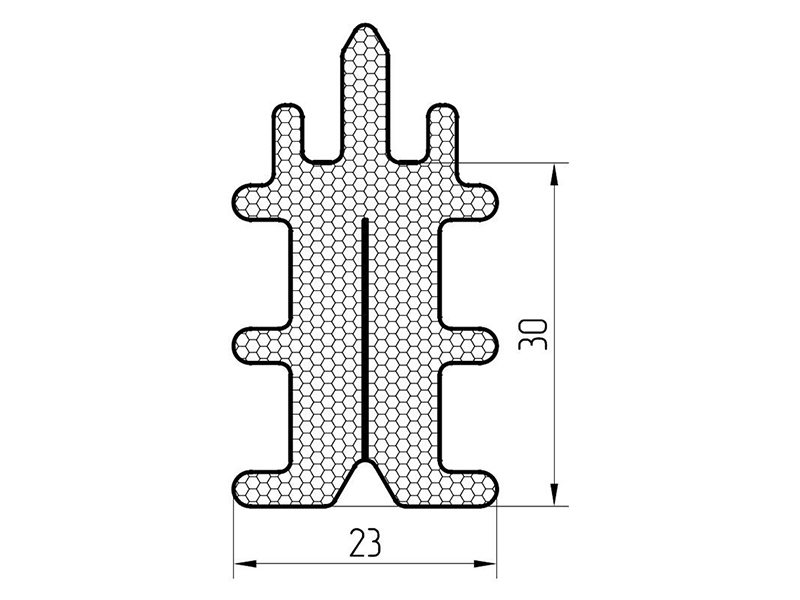 Уплотнитель фальца (2м) 30мм.. Рис. 1 Уплотнитель фальца (2м) 30мм.. Рис. 1