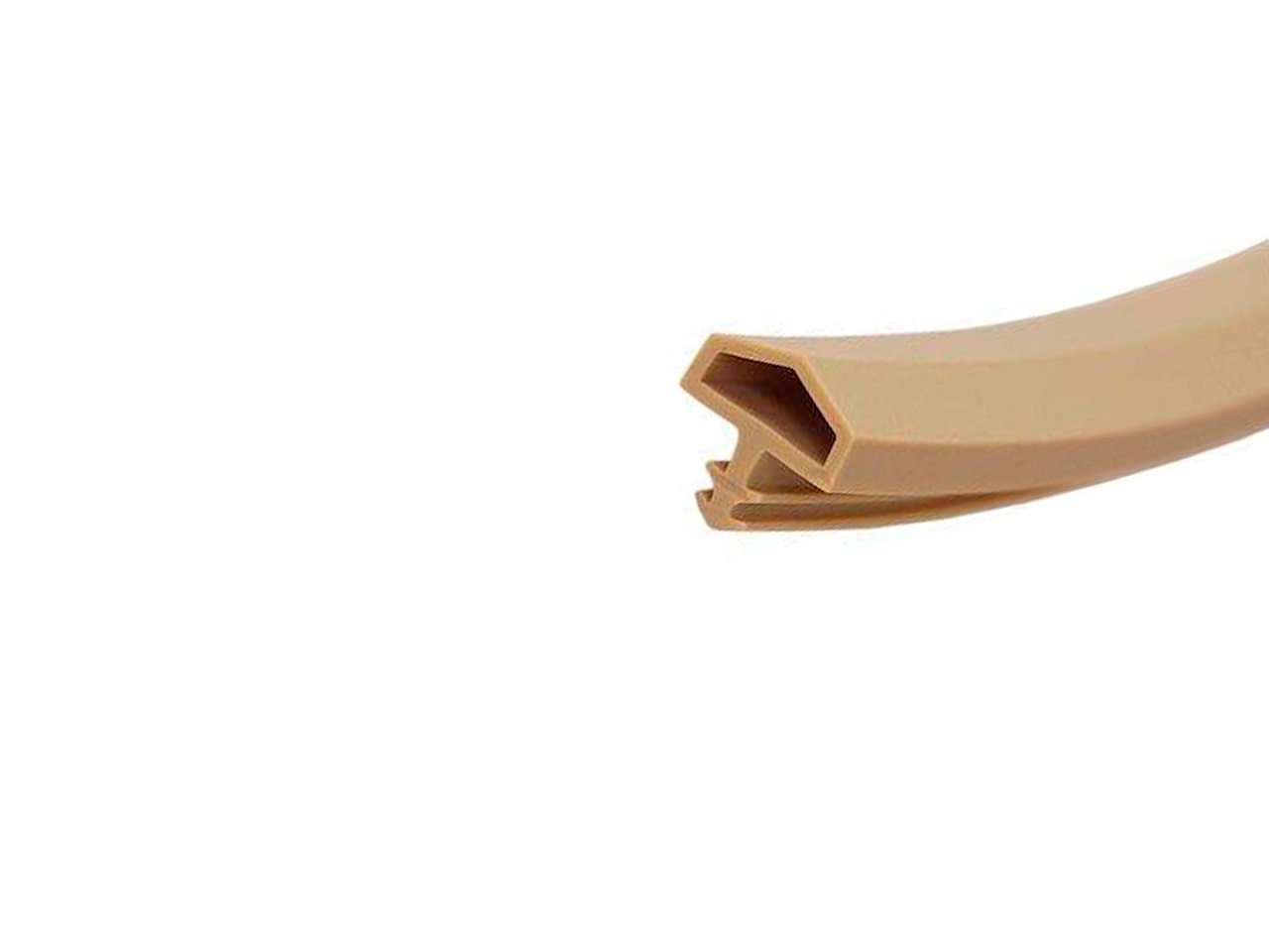 Уплотнитель контурный для межкомнатных дверей DEVENTER, ПВХ, бежевый RAL 1001. Рис. 3