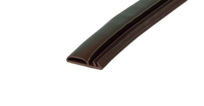 Уплотнитель контурный для межкомнатных дверей DEVENTER, ПВХ, темно-коричневый RAL 8014. Рис. 3 Уплотнитель контурный для межкомнатных дверей DEVENTER, ПВХ, темно-коричневый RAL 8014. Рис. 3