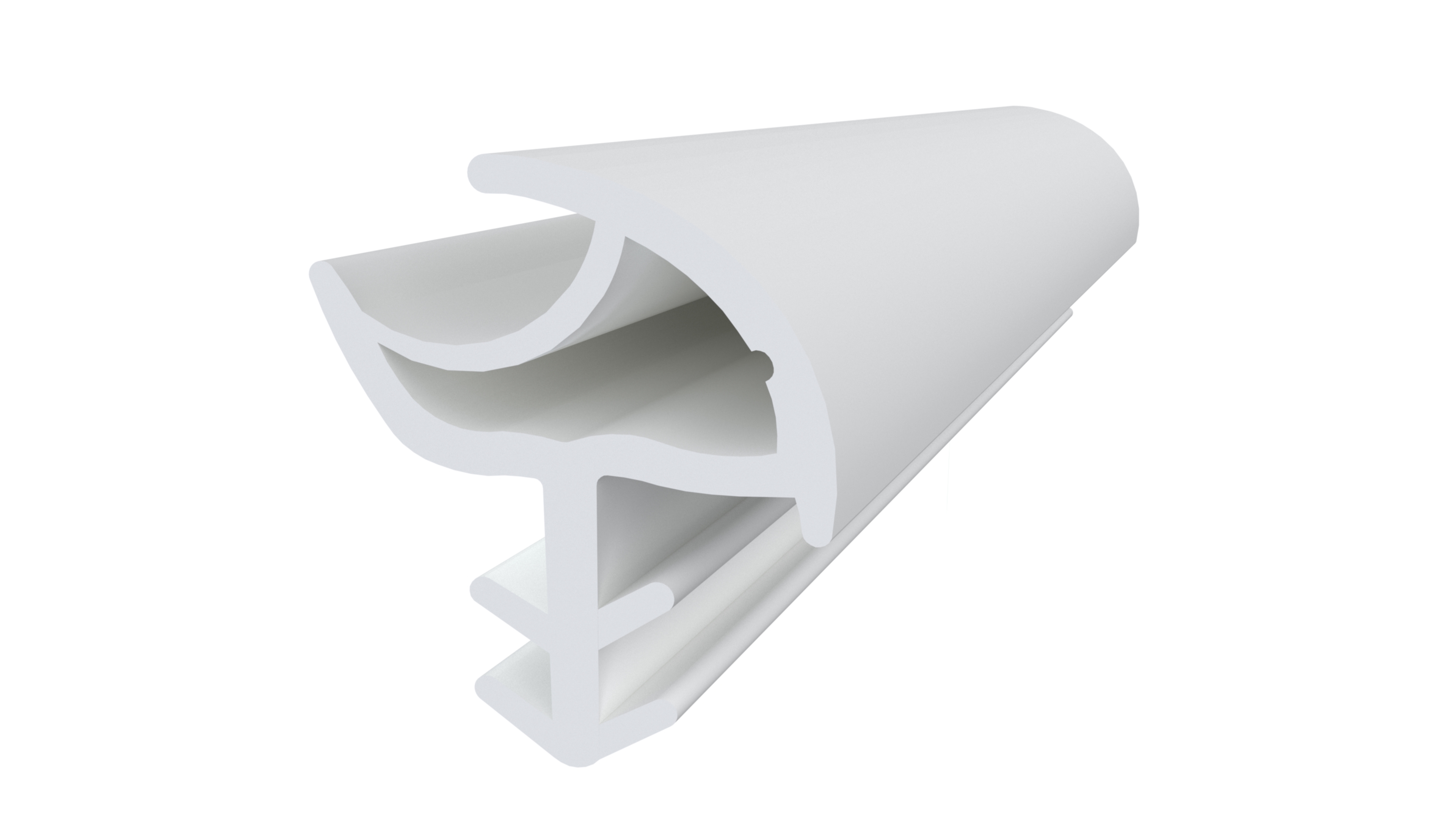 Уплотнитель контурный для межкомнатных дверей DEVENTER, ТЭП, белый RAL 9016. Рис. 1 Уплотнитель контурный для межкомнатных дверей DEVENTER, ТЭП, белый RAL 9016. Рис. 1