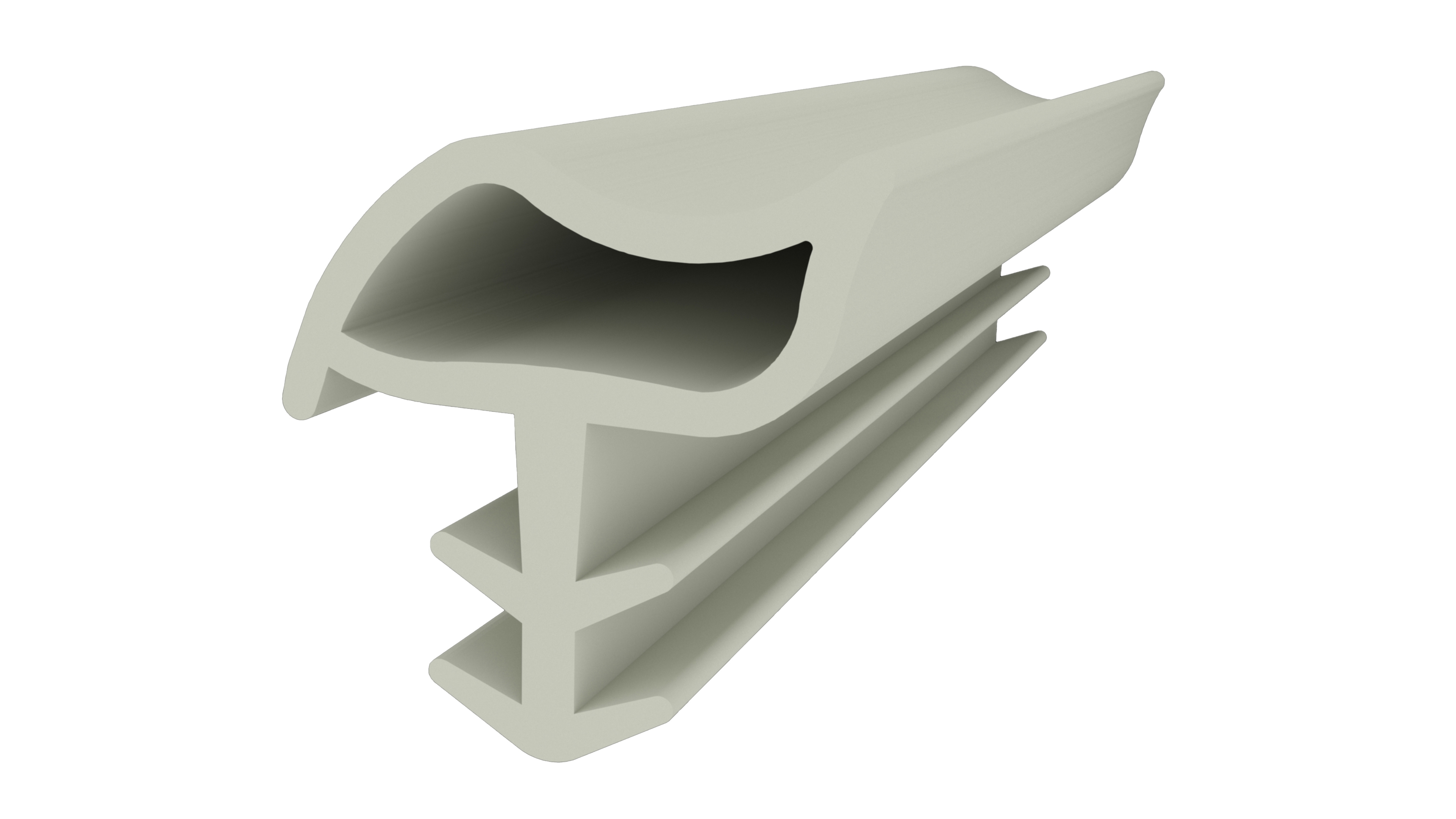 Уплотнитель контурный для межкомнатных дверей DEVENTER, ТЭП, кремовый. Рис. 1 Уплотнитель контурный для межкомнатных дверей DEVENTER, ТЭП, кремовый. Рис. 1